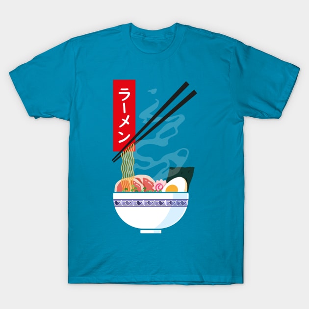 Ramen T-Shirt by ursulalopez